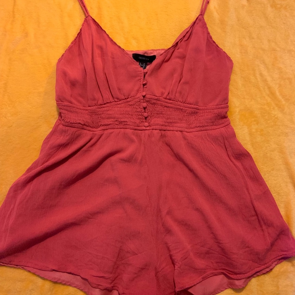 Forever 21 Button down Romper